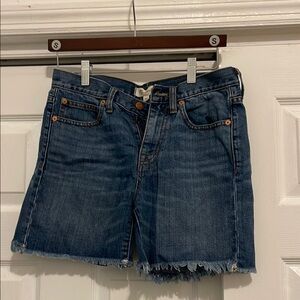Madewell Classic Blue Denim Shorts